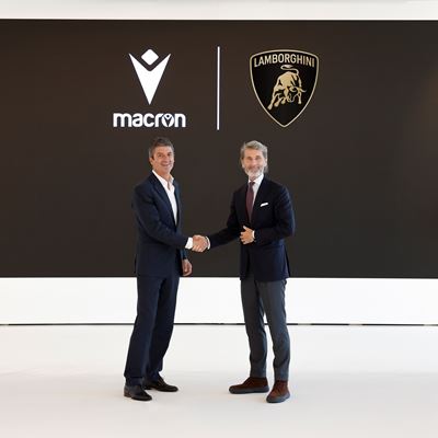 Automobili Lamborghini Macron Stephan Winkelmann and Gianluca Pavanello