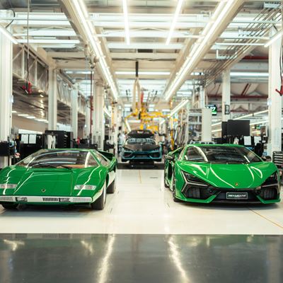 1974 2024 50 years since production of the first Lamborghini Countach