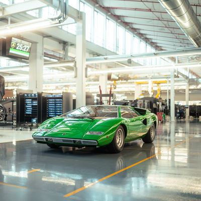 1974 2024 50 years since production of the first Lamborghini Countach