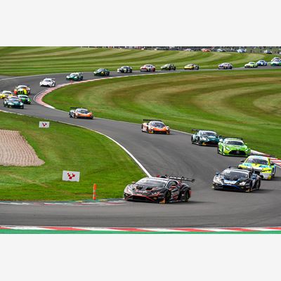 Lamborghini takes fifth British GT Championship win of the year at Donington Park