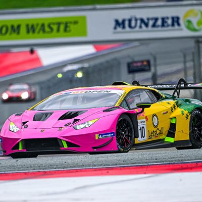 Lamborghini GT3 Alessio Deledda Jordan Pepper Action