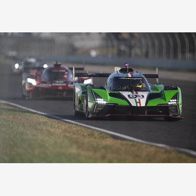 Encouraging race performance goes unrewarded for the Lamborghini SC63 at Indianapolis