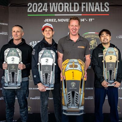 Lamborghini World Finals Renaud Kuppens AM podiium