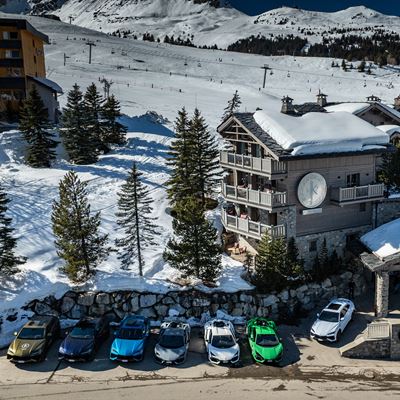 A Lamborghini gateaway to Courchevel