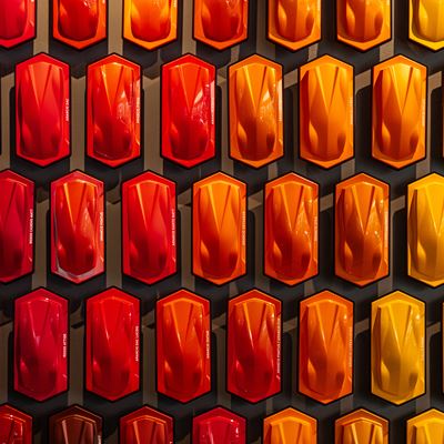 Lamborghini Colours Reds and Yellows