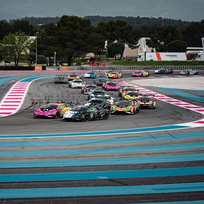 Lamborghini Super Trofeo Europe Gilardoni Iaquinta and Strignano Pujatti split the wins as 2026 season kicks off at Pau