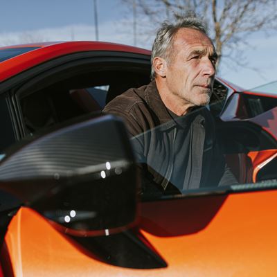 Lamborghini Temerario and Explorer Mike Horn