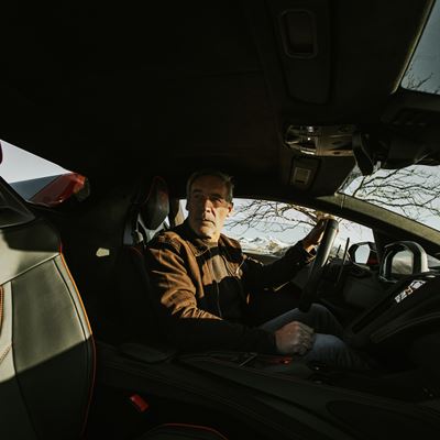 Lamborghini Temerario and Explorer Mike Horn