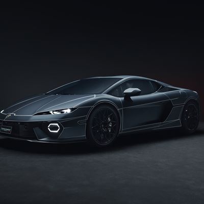 Lamborghini Temerario Ad Personam in Grigio Crater and Grigio Artis