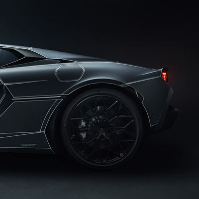 Lamborghini Temerario Ad Personam in Grigio Crater and Grigio Artis