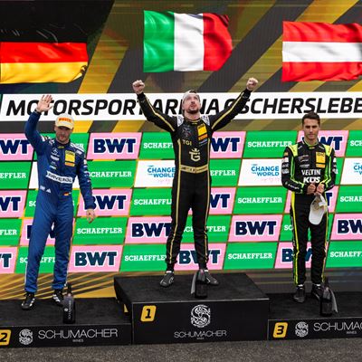 Lamborghini Temerario GT3 victory in second DTM race at Oschersleben