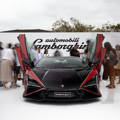 Automobili Lamborghini Holds World Debut of Revuelto SV at The Quail A Motorsports Gathering