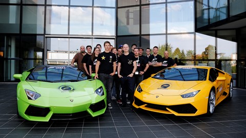 Lamborghini's Cars and the #ForzaFuel Teams
