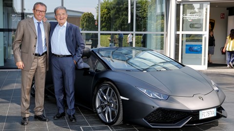 Stefano Domenicali e Romano Prodi