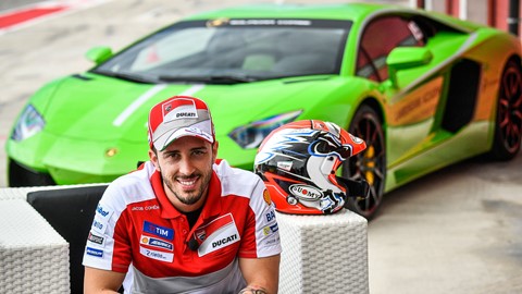 Andrea Dovizioso Lamborghini Accademia