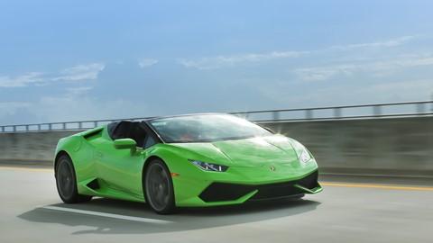 Lamborghini Huracán Spyder green