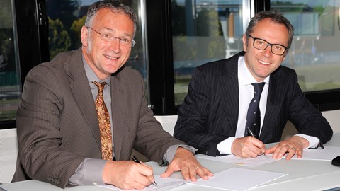 Mauro Ferrari and Stefano Domenicali