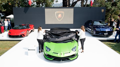 Unveiling of Aventador SVJ at The Quail