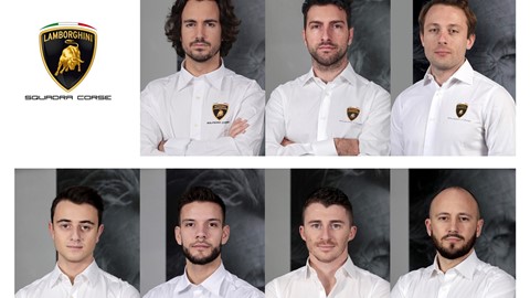 Lamborghini Squadra Corse Factory Drivers 2020