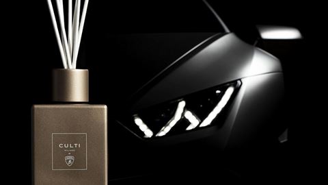 Lamborghini Huracan Evo and Culti Home Fragrance