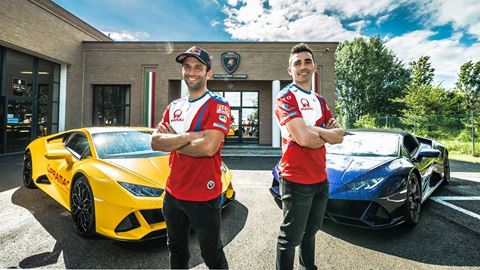 Pramac Ducati  - Lamborghini Squadra Corse Drivers Lab