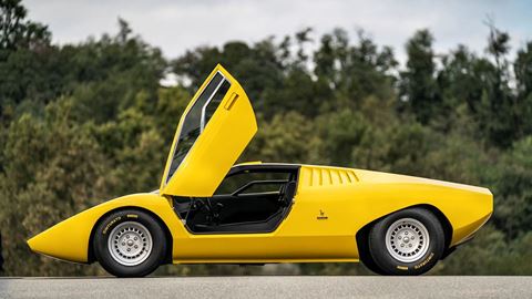 Countach LP500 open door