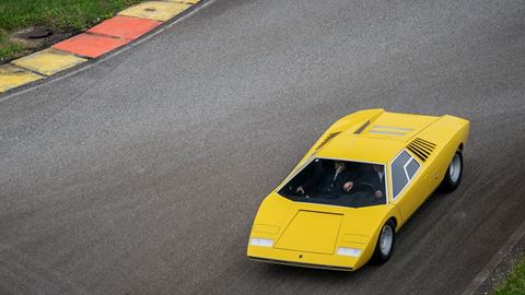 Countach LP500 air view