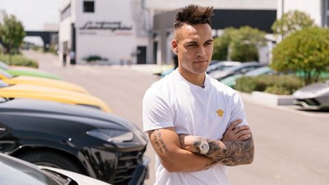 Automobili Lamborghini Lautaro Martinez visit