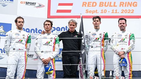 Lamborghini GT3 Oregon Team podium race 1