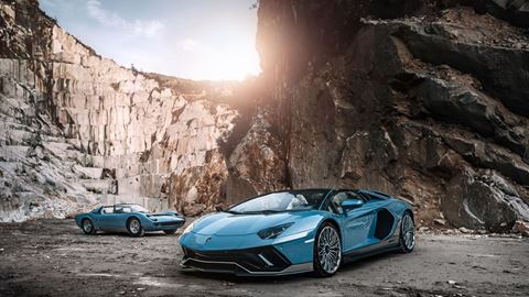 An exclusive Ad Personam Ultimae Roadster created in homage to the unique Miura Roadster