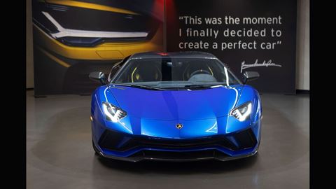 Last Aventador Ultimae Coupe delivery