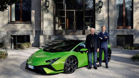 Diego Della Valle, Presidente e CEO del Gruppo Tod’s e Stephan Winkelmann Chairman e CEO di Automobili Lamborghini