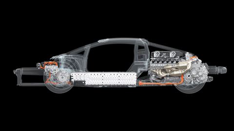 LB744 Powertrain Side