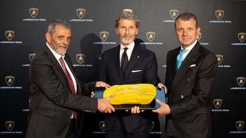 Rolando Cellitti CEO Gruppo L automobile Stephan Winkelmann CEO and Chairman Automobili Lamborghini Fulvio Nobile