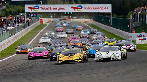 Lamborghini Super Trofeo Europe race start