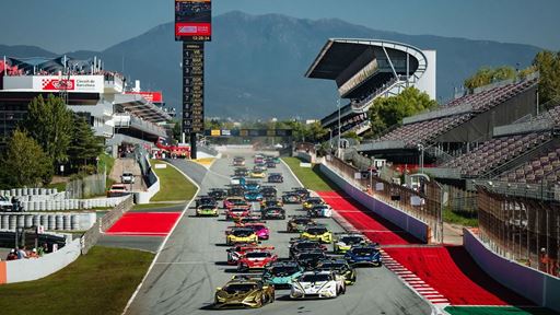 Lamborghini Super Trofeo Europe race two start