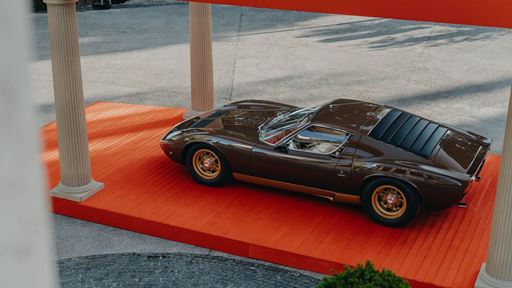 Lamborghini Polo Storico restoration at Anantara