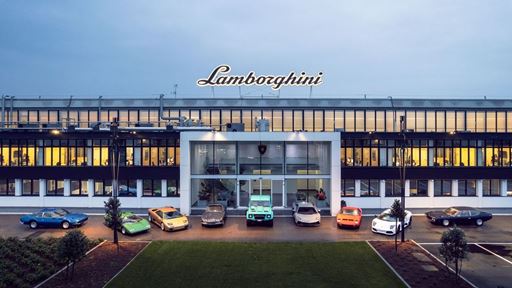 Front of the factory during the years 2