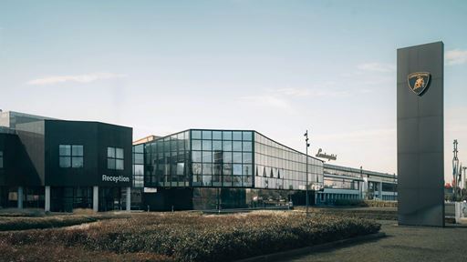 Front of the factory during the years 3