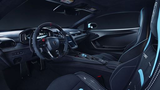 Lamborghini Temerario Ad Personam in Celeste Fedra and Bianco Phanes
