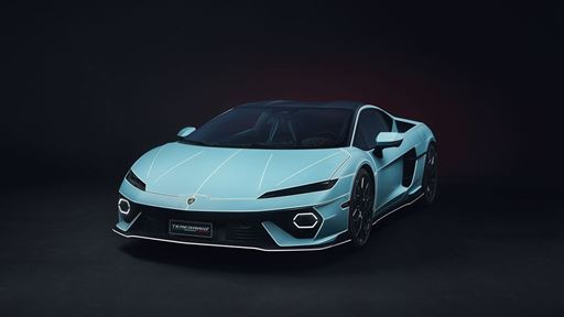 Lamborghini Temerario Ad Personam in Celeste Fedra and Bianco Phanes