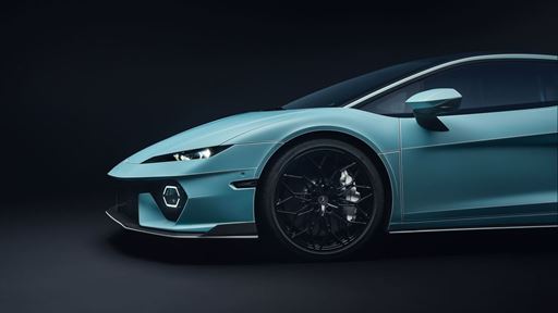 Lamborghini Temerario Ad Personam in Celeste Fedra and Bianco Phanes