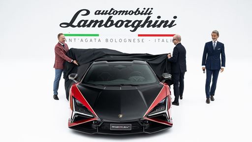 Automobili Lamborghini Holds World Debut of Revuelto SV at The Quail A Motorsports Gathering