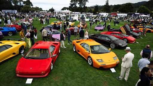 Automobili Lamborghini Holds World Debut of Revuelto SV at The Quail A Motorsports Gathering