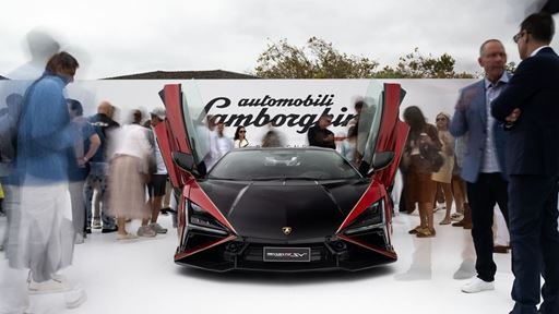 Automobili Lamborghini Holds World Debut of Revuelto SV at The Quail A Motorsports Gathering