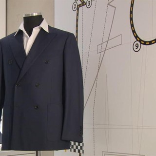 Tailored suit by Collezione Automobili Lamborghini and d'Avenza