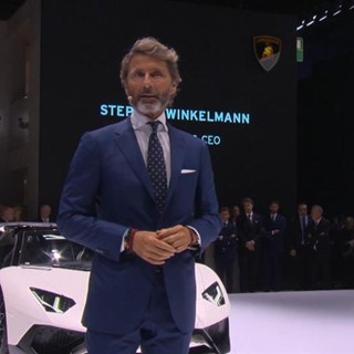 Lamborghini Press Conference at 2015 Frankfurt Motor Show