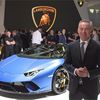 Maurizio Reggiani, Chief Technical Officer, introduces the New Lamborghini Huracán Performante Spyder (English)