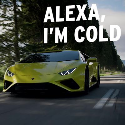 Lamborghini and Alexa